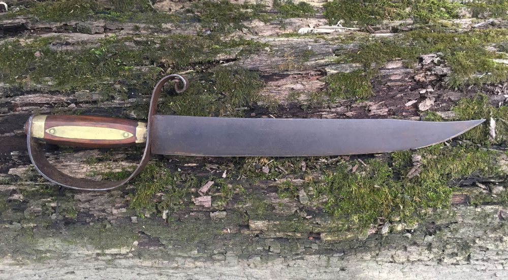 Brass Mounted Bowie Knife Full-length