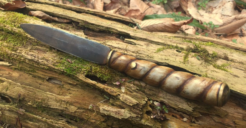 Spiral Handled Dagger Trade Knife