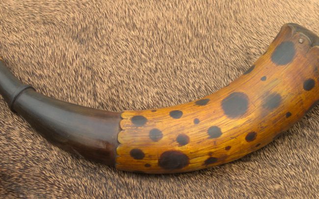 Spotted Indian Powder Horn 1