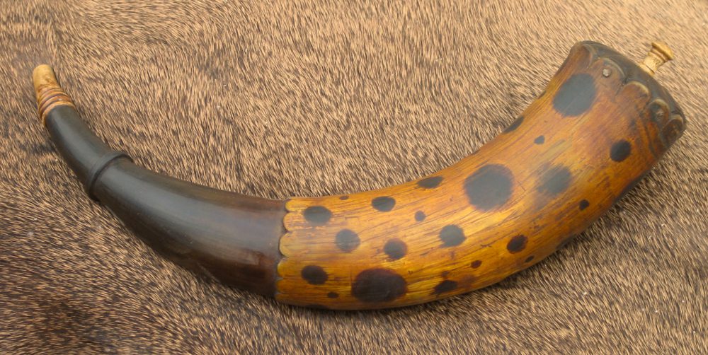 Spotted Indian Powder Horn 1